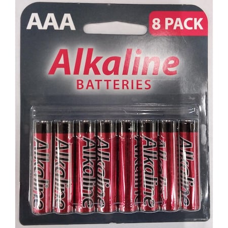 Alkaline Ray O Vac AAA Battery, 8PK E302349000